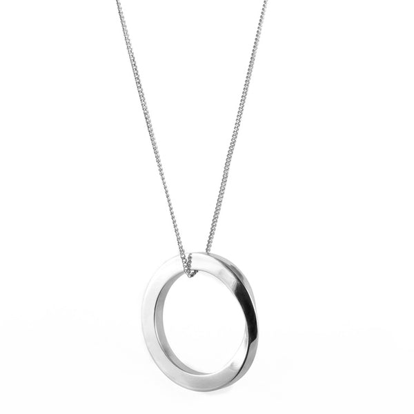 Oroborus Necklace <br>Silver