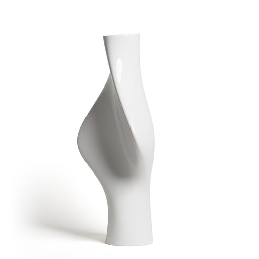 The Elegy Vase <br> 
Glacier White
<br> (L 15.5 x W 28 x H 57) cm