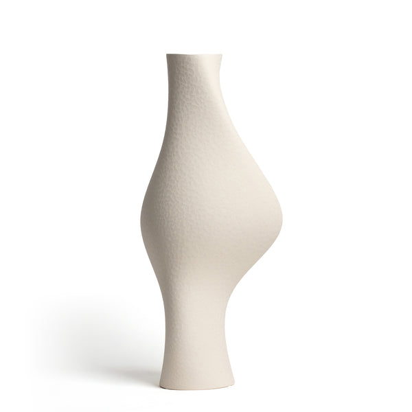 The Elegy Vase <br> 
Ivory Beige
<br> (L 15.5 x W 28 x H 57) cm