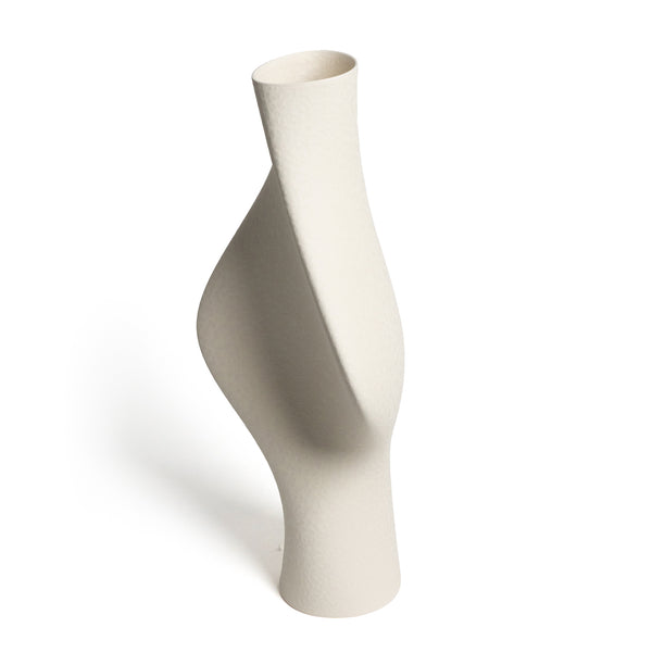 The Elegy Vase <br> 
Ivory Beige
<br> (L 15.5 x W 28 x H 57) cm