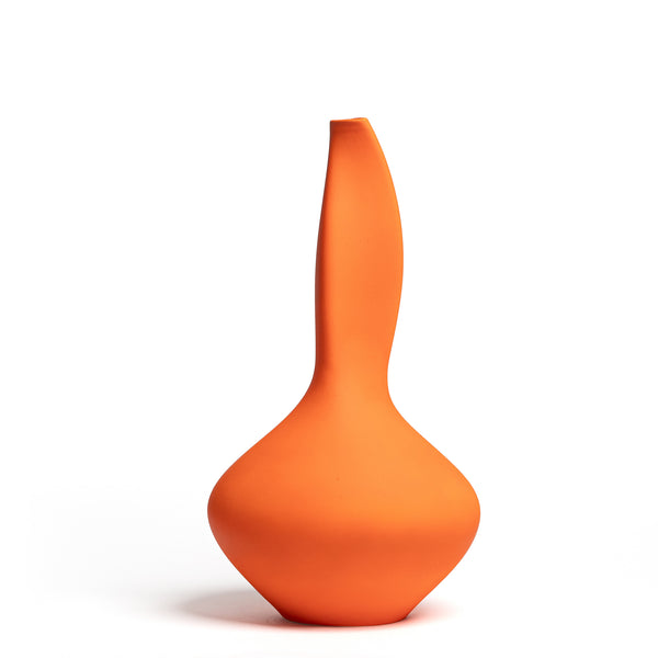 The Euphony Vase <br> 
Flame Orange
<br> (L 29 x W 27 x H 52) cm