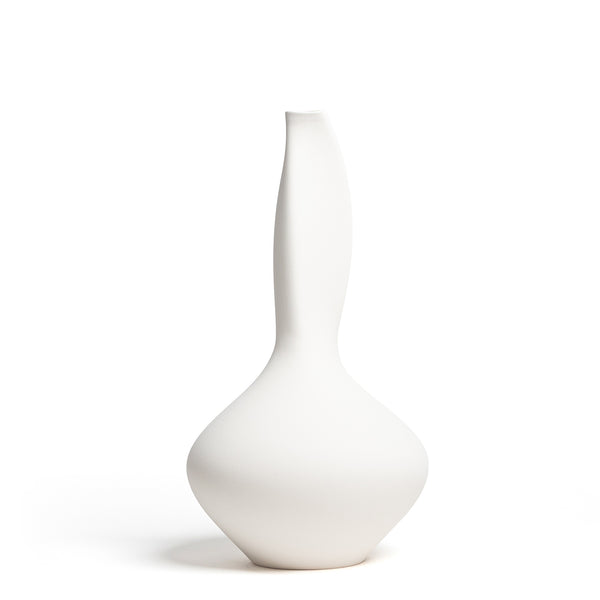 The Euphony Vase <br> 
Salt White
<br> (L 29 x W 27 x H 52) cm