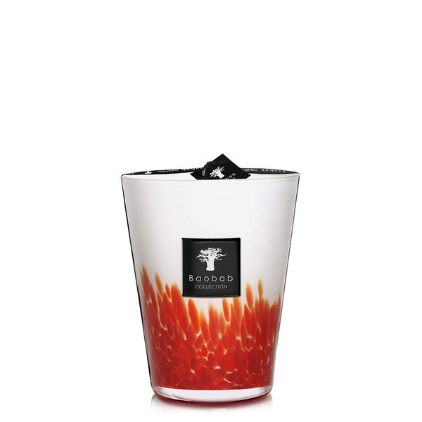 Feathers Maasai Candle<br> Patchouli, Rum Extract, Amber<br> (H 24) cm