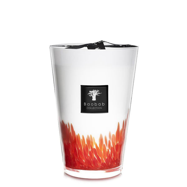 Feathers Maasai Candle<br> Patchouli, Rum Extract, Amber<br> (H 35) cm