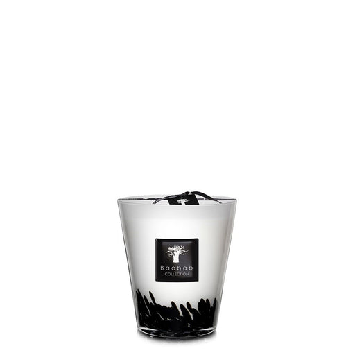 Feathers Candle <br> Rose and Oud Wood <br> (H 16) cm