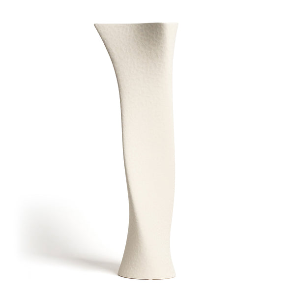 The Grace Vase <br> 
Ivory Beige
<br> (L 14 x W 20.5 x H 58) cm