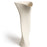The Grace Vase <br> 
Ivory Beige
<br> (L 14 x W 20.5 x H 58) cm
