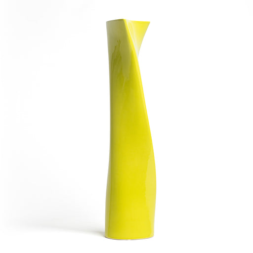 The Grace Vase <br> 
Lime Green
<br> (L 14 x W 20.5 x H 58) cm