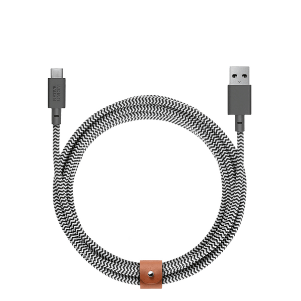 Belt Cable Zebra <br> USB-A to Lightning <br> 3 m