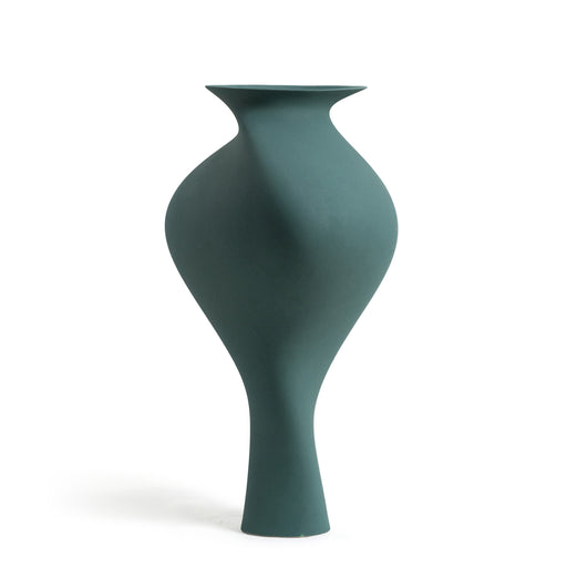 The Majestica Vase <br> 
Pine Green
<br> (L 25 x W 38.5 x H 55.5) cm
