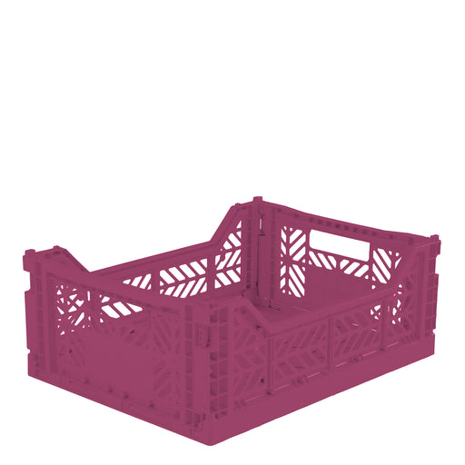 Folding Crate <br> Purple <br> (L 40 x W 30 x H 14) cm
