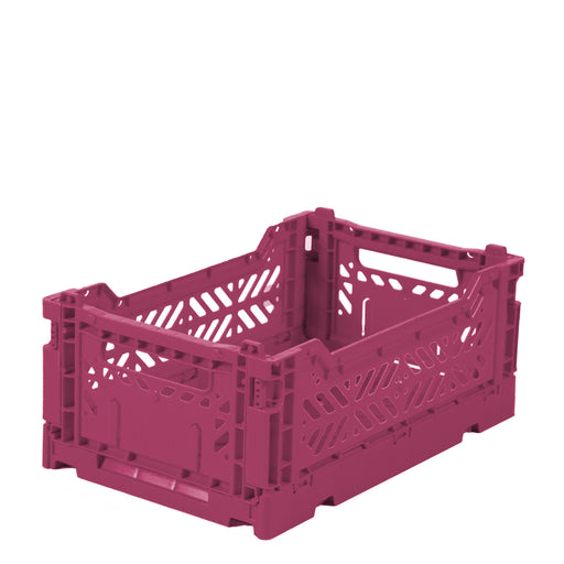 Folding Crate <br> Purple <br> (L 27 x W 17 x H 11) cm