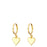Grigri Mini Hoop Earrings <br> White Sand