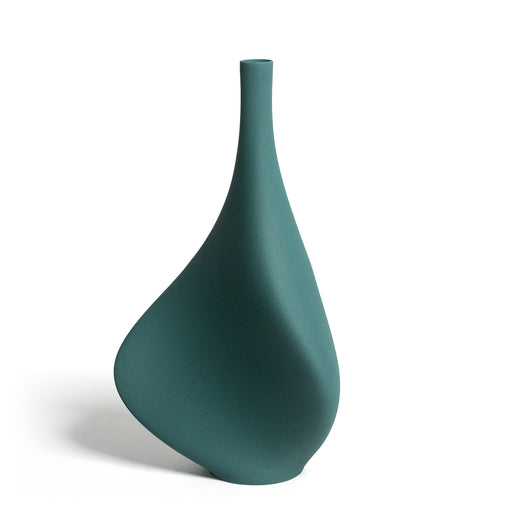 The Muse Vase <br> 
Pine Green
<br> (L 18 x W 31.5 x H 57) cm