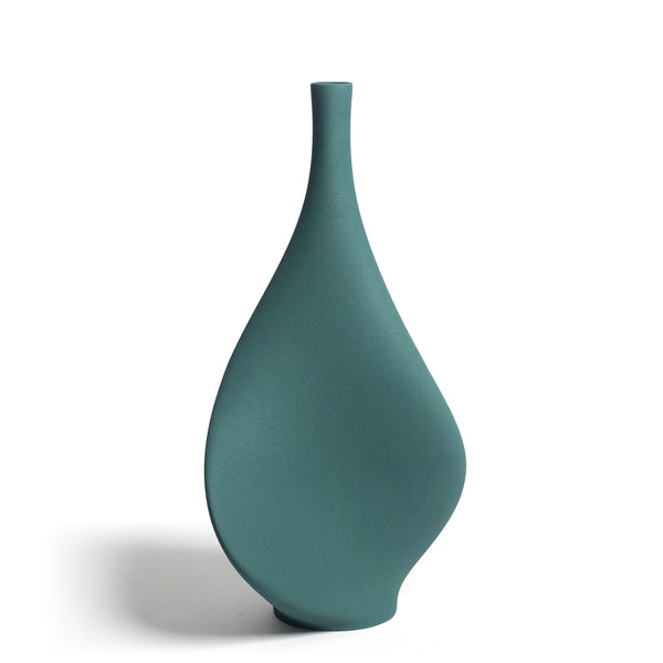 The Muse Vase <br> 
Pine Green
<br> (L 18 x W 31.5 x H 57) cm