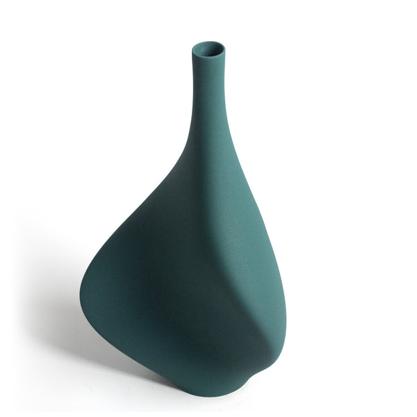 The Muse Vase <br> 
Pine Green
<br> (L 18 x W 31.5 x H 57) cm