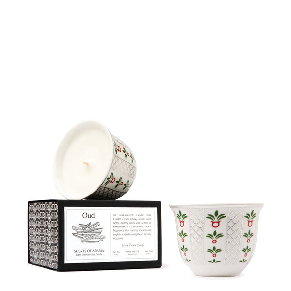 Traditional Silver Candle <br> Oud
