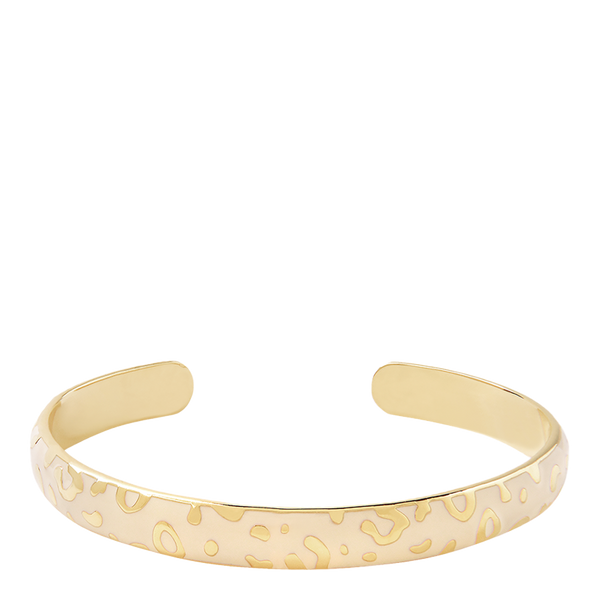 Tina Bangle Cuff <br> White Sand