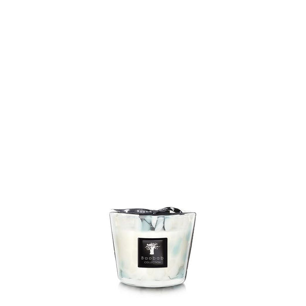 Pearls Sapphire Candle <br> Seaweed and Myrtle <br> (H 10) cm
