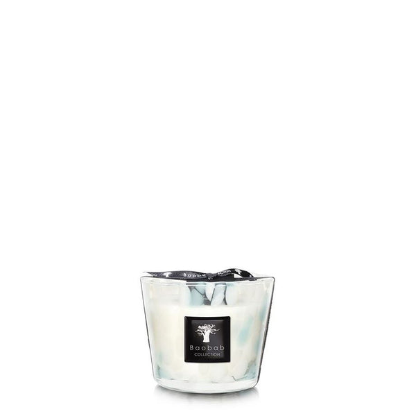 Pearls Sapphire Candle <br> Seaweed and Myrtle <br> (H 10) cm