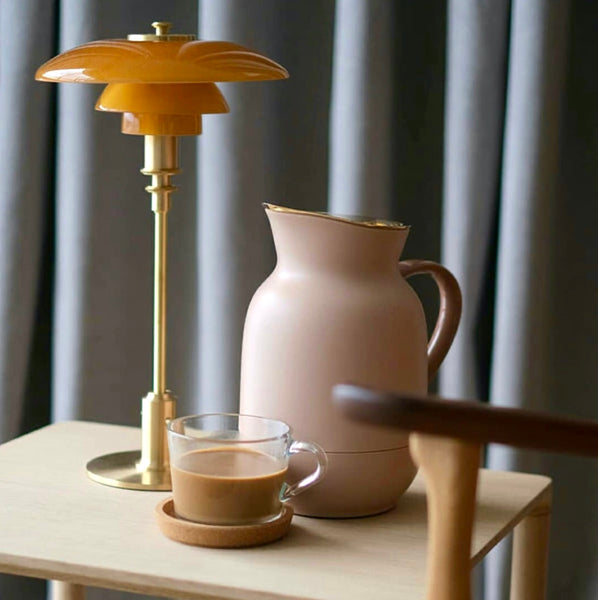 Amphora Vacuum Tea Jug <br> Soft Peach <br> 1 Liter
