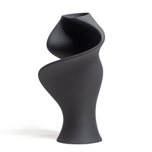 The Sonia Vase <br> Cosmic Black<br> (L 40 x W 32 x H 58) cm