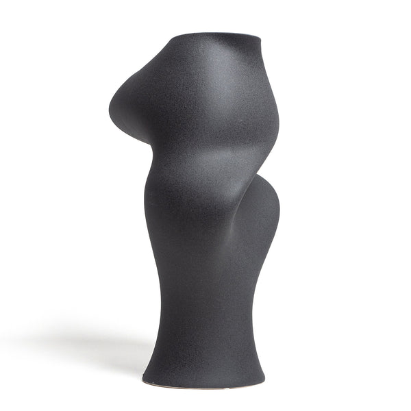 The Sonia Vase <br> Cosmic Black<br> (L 40 x W 32 x H 58) cm
