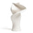 The Sonia Vase <br> Salt White<br> (L 40 x W 32 x H 58) cm