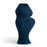 The Sonia Vase <br> Blue Velvet<br> (L 40 x W 32 x H 58) cm