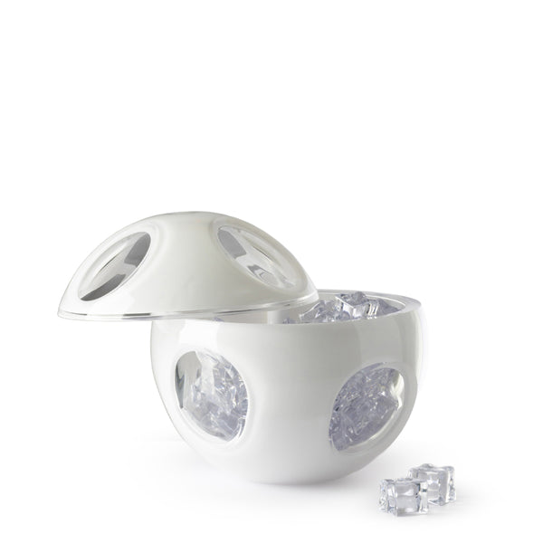 Sputnik Ice Bucket <br> White <br> (Ø 22 x H 21.6) cm