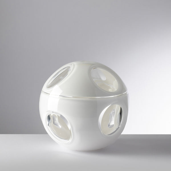 Sputnik Ice Bucket <br> White <br> (Ø 22 x H 21.6) cm