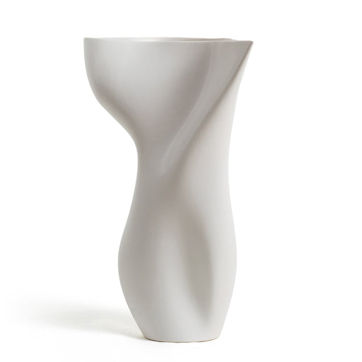 The Core Vase <br> 
Pearl White
<br> (L 20 x W 44 x H 56) cm