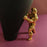 My Superhero Vase <br> Matte Black and 24 Carats Gold <br> (H 27.5) cm