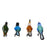 Paradise Birds <br> Set of 4 <br> (L 9 x W 5 x H 5) cm