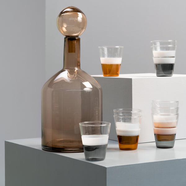 Collar Tumbler Glass <br> Set of 4 <br> 300 ml