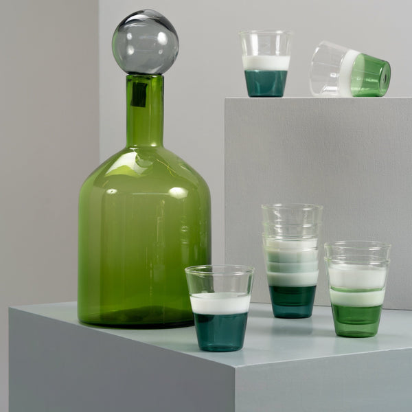 Collar Tumbler Glass <br> Set of 4 <br> 300 ml
