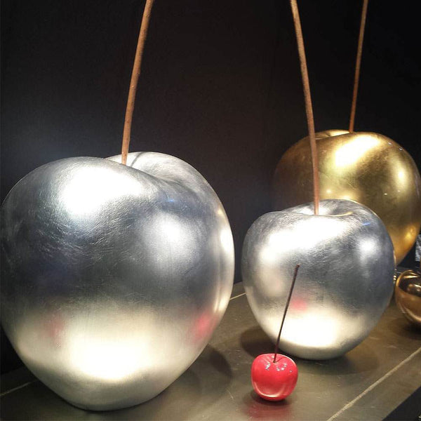 Cherry Gold & Silver Plated <br> Silver <br> (Ø 12 x H 12.5) cm