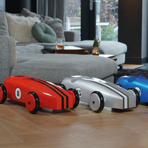 Wood Car Model <br> Red <br> (L 50 x H 14) cm