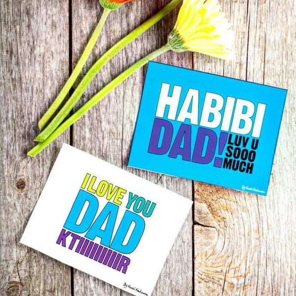Habibi Dad Luv U Sooo Much <br>Greeting Card