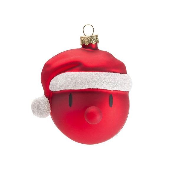 Mini Santa Christmas Ornament <br> Red <br> Set of 3