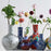Flowers Sketch Vase <br> (Ø 36 x H 54) cm