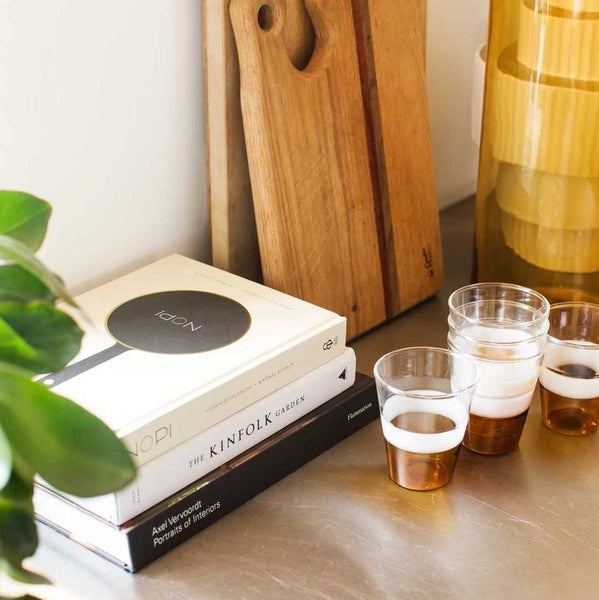 Collar Tumbler Glass <br> Set of 4 <br> 300 ml