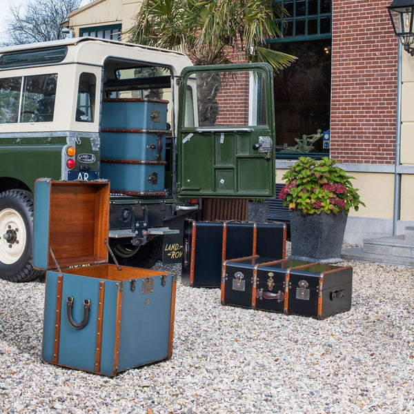 Stateroom Trunk Table <br> Black <br> (L 82 x H 46) cm