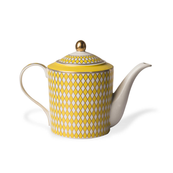 Chess Teapot <br> Yellow <br> 1 Liters