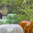 Apple Crackled Glass Transparences <br> Emerald <br> (Ø 20 x H 15) cm