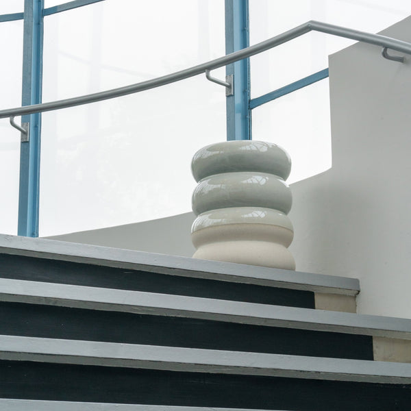 Chubby Stool <br> Off-White <br> (Ø 34 x H 44) cm