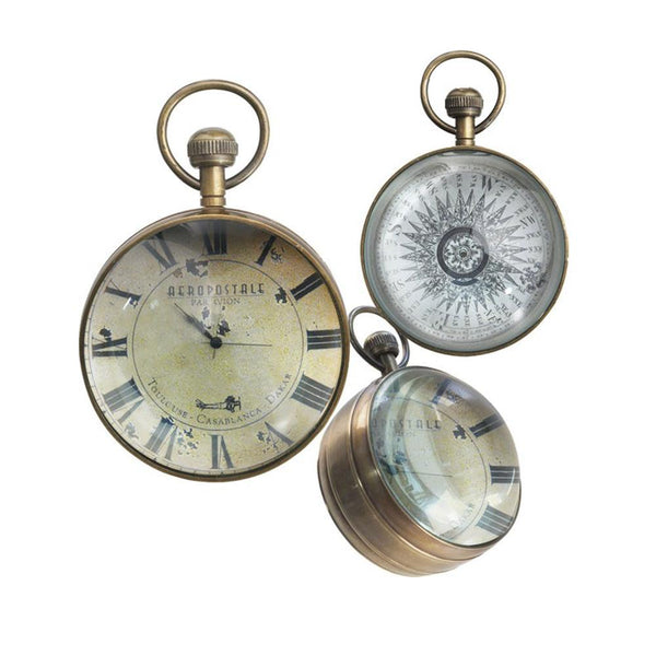 The Eye of Time Clock Library with Stand <br> (H 11.4) cm