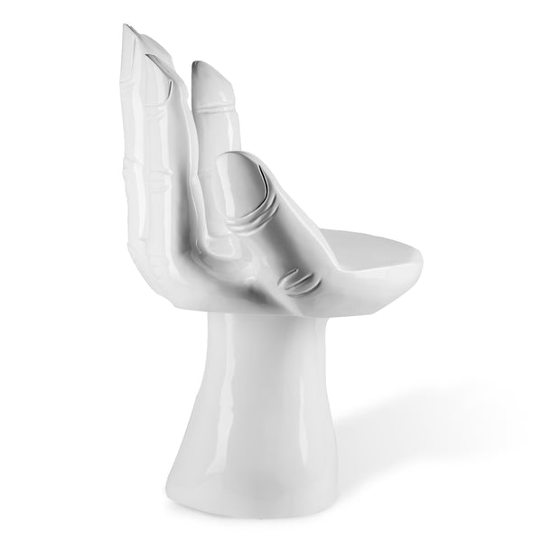 Hand Chair <br> White <br> (Ø 54 x H 90) cm