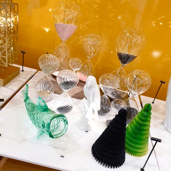 180 min Sandglass <br> Black <br> (Ø 20 x H 55) cm