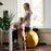 LEIV Fabric Seating Ball <br> Mustard Yellow <br> (Ø 60-65) cm
